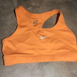 Orange Nike sports bra - brand new